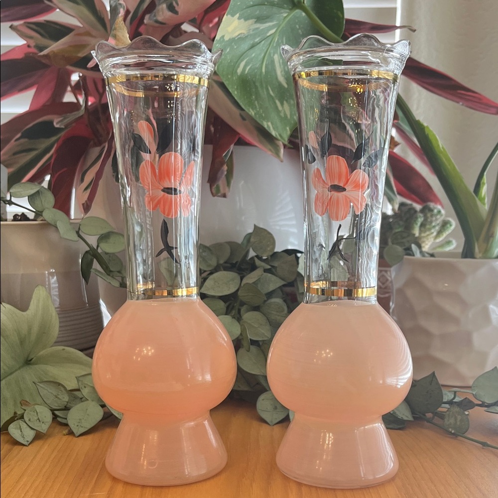 Bartlett Collins Atomic Starbust Hand Painted Vases 1950’s - Picture 4 of 11